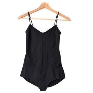 LIVE THE PROCESS Corset Bodysuit Black $180 Ballet-Inspired One Piece Size Small